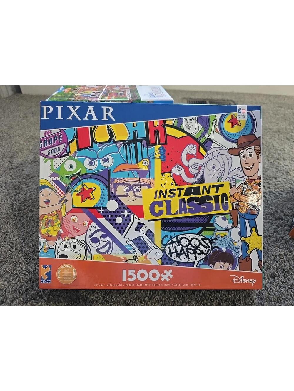 Ceaco - Disney - Pixar - Graffiti 1500 Piece Jigsaw Puzzle NEW SEALED FAST SHIP